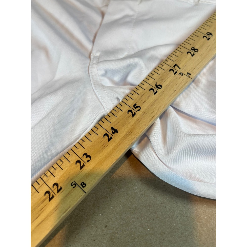 Champro Youth Small White Baseball Pants Navy Blue Piping Adjustable Hem NWT - Picture 11 of 11
